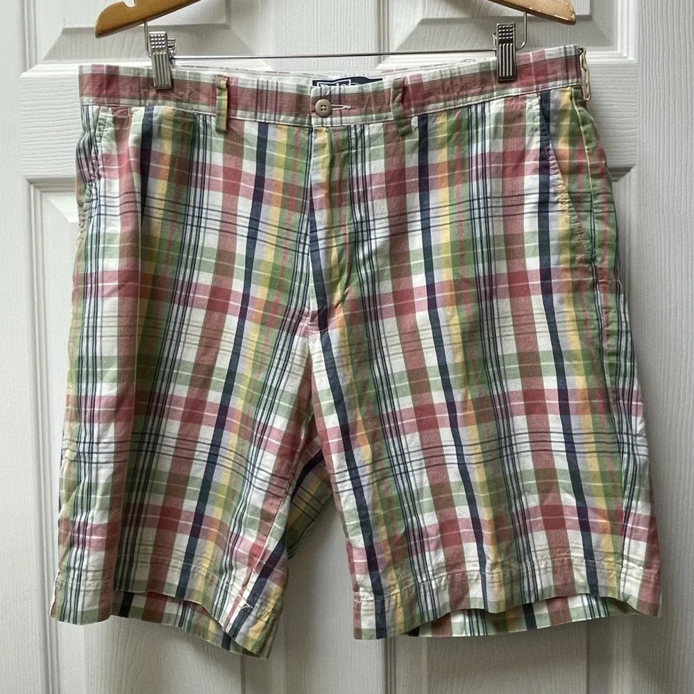 Vintage Polo Ralph Lauren Shorts Men's 36 Plaid Prospect Short Classic 9